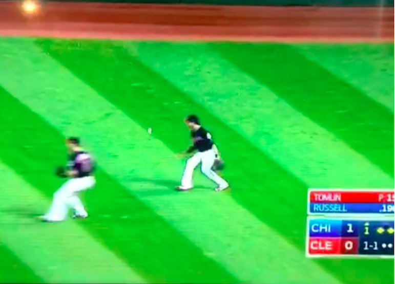 (VIDEO): Kris Bryant Hits MONSTER Home Run, Indians Outfielders Misplay Fly Ball, Cubs Up 3-0