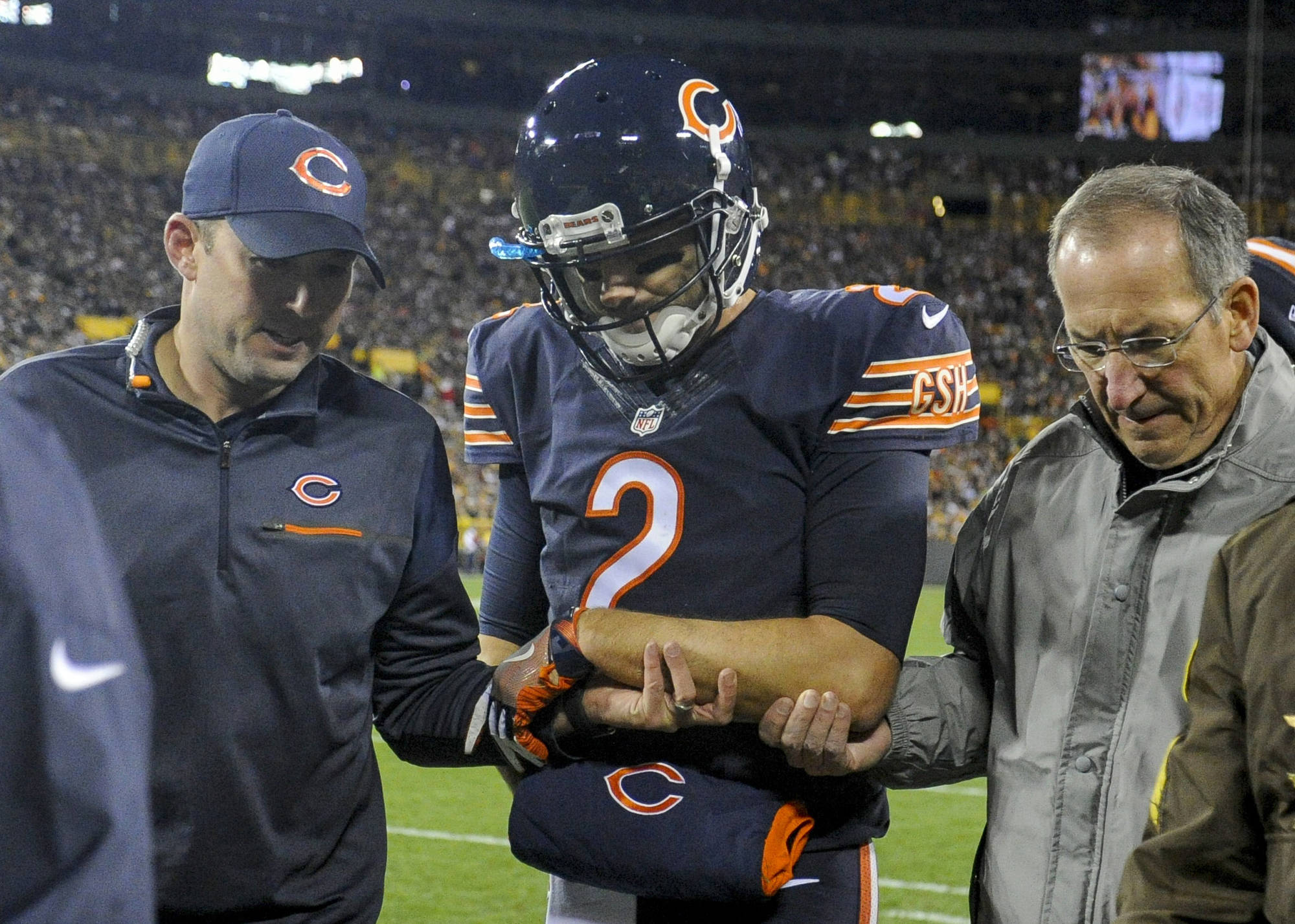 Who will the Bears use at quarterback?