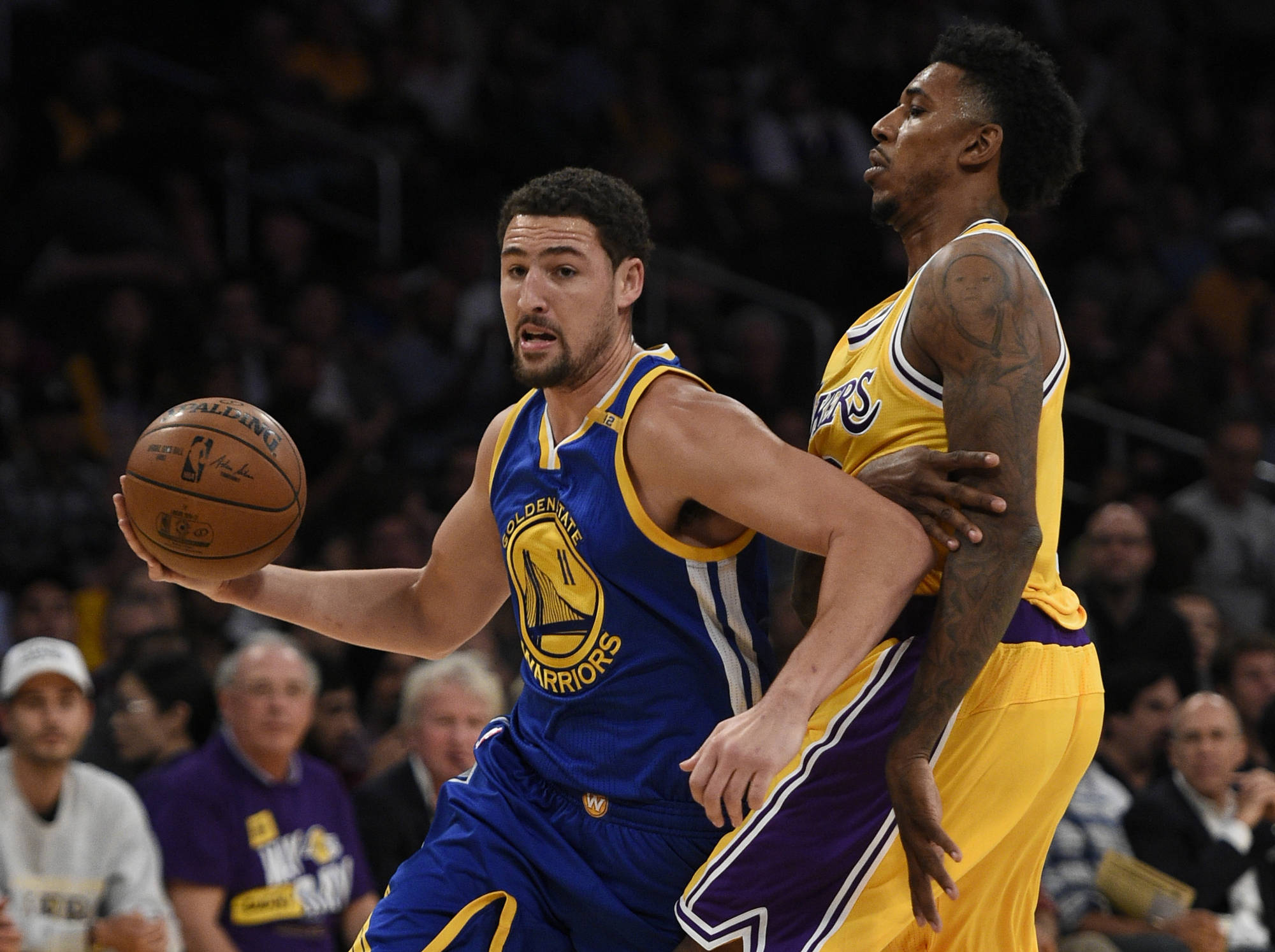 Klay Thompson to Lakers for  Nick Young, Lou Williams