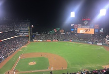 I was at the Giants game against the Rockies last night. Beli-EVEN magic happened