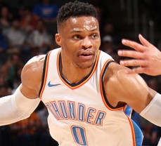 NBA Player of the Night Russell Westbrook 
