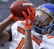 Boise State WR Cedrick Wilson could be steal for Atlanta in the mid rounds of the NFL Draft