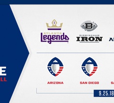 AAF Announces First Four Team Names and Logos