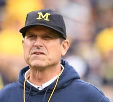 Jim Harbaugh Is a Very Lucky Man.