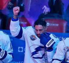 Tampa Bay Lightning’s forward J.T. Brown first African American NHL player to protest in the anthem