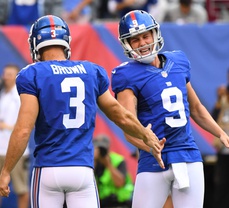 Giants officially release Josh Brown