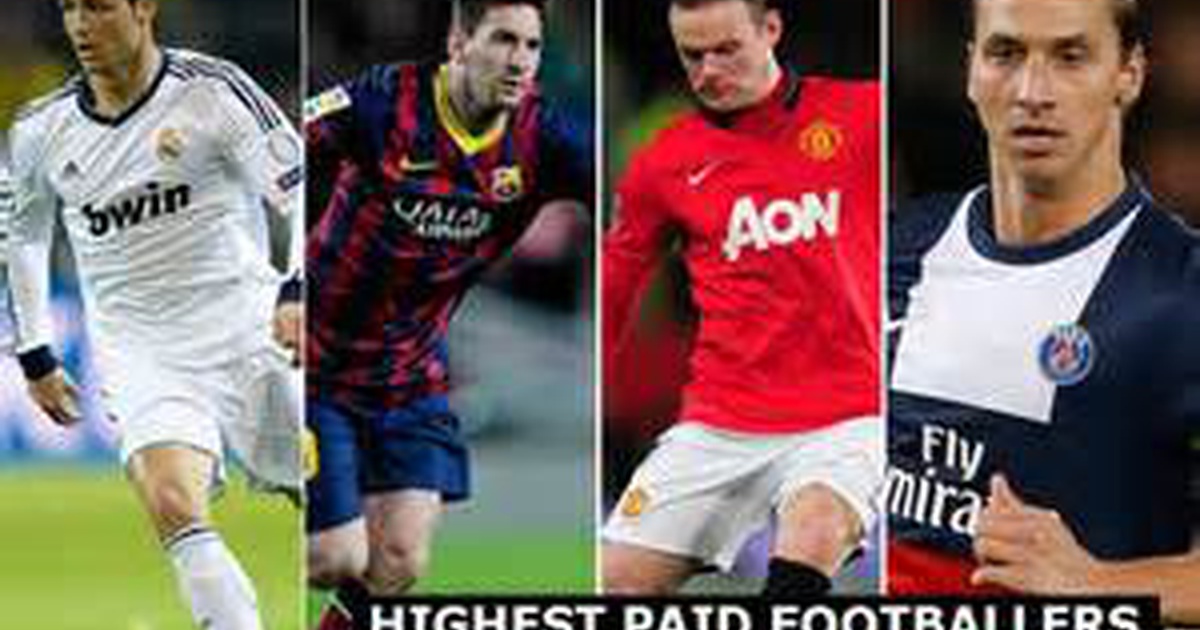 SportsBlog :: All News Football :: Top 10 Highest Paid Footballers In ...