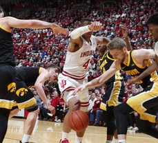 Indiana gets a huge win over No.21 Iowa in Big-10 Play.