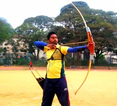 PANKAJ MAHTO to practice with Karnataka Archery team for Upcoming State Olympic-2017
