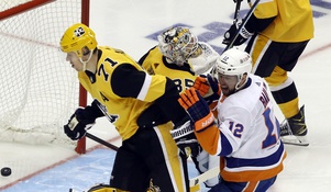 WATCH: Penguins gift the Islanders an overtime win