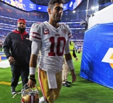 Was that Jimmy Garoppolo's final game with the 49ers?