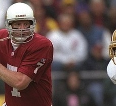 NFL Top 10 500-Yard Passing Games: No. 8 Boomer Esiason (522 yards vs. Redskins, 11-10-1996)