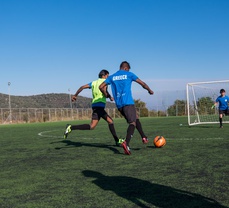 Sports Reporting Story 4: Local Soccer Club Helps with Program for Refugees in Greece