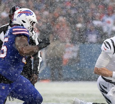 There really is nothing better than an NFL Playoff game in the snow