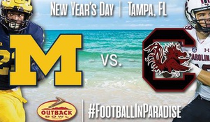 The Obstructed Outback Bowl Preview: Michigan vs. South Carolina