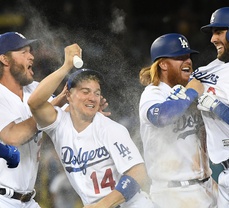 The Dodgers are on top of the baseball world