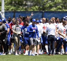 New York Giants Player Fight on Last Day of Mini-Camp
