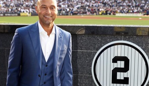 Jeter's No. 2 Immortalized in the Bronx