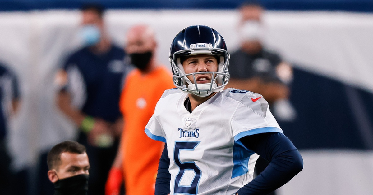 Dallas Cowboys long snapper Matt Overton (45) is seen on the sidelines  during an NFL football