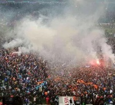 WILD SCENES: Turkish team Trabzonspor wins its first league title in 38 years