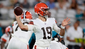 Who will be the Cleveland Browns quarterback for 11 games?