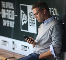 Theo Epstein is a happy man after last night