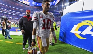 Was that Jimmy Garoppolo's final game with the 49ers?