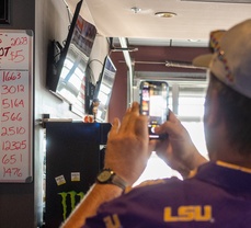 LSU fans at the College World Series prove once again that no one can drink like a Louisianan!