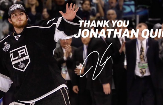 Kings say goodbye to Jonathan Quick