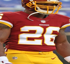 Adrian Peterson may have out lived the "All Day" nickname but can he help the Redskins win? 