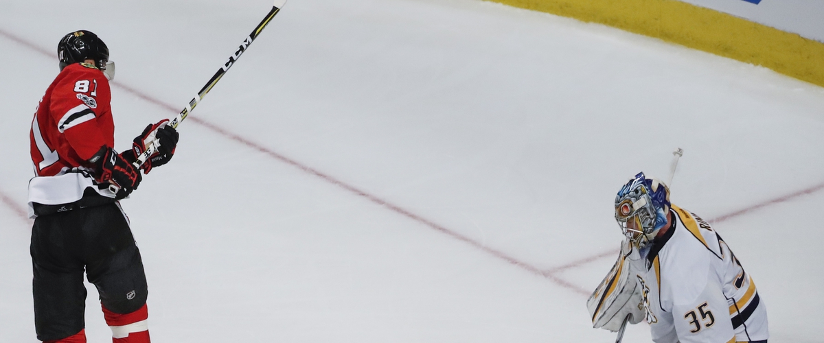 NHL: Stanley Cup Playoffs-Nashville Predators at Chicago Blackhawks