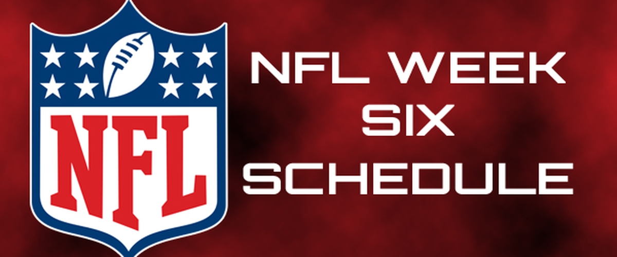 Image result for nfl week 6 schedule