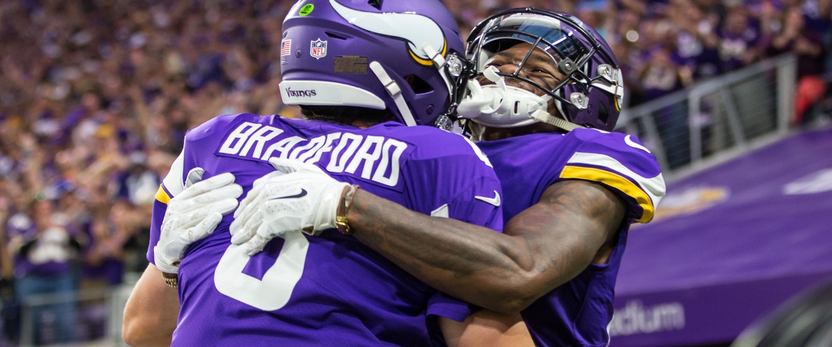 Bradford Balls Out in Vikings Victory Over Saints