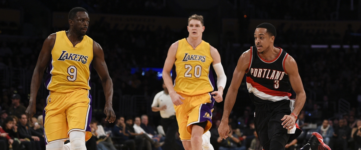 NBA: Portland Trail Blazers at Los Angeles Lakers Kelvin Kuo-USA TODAY Sports