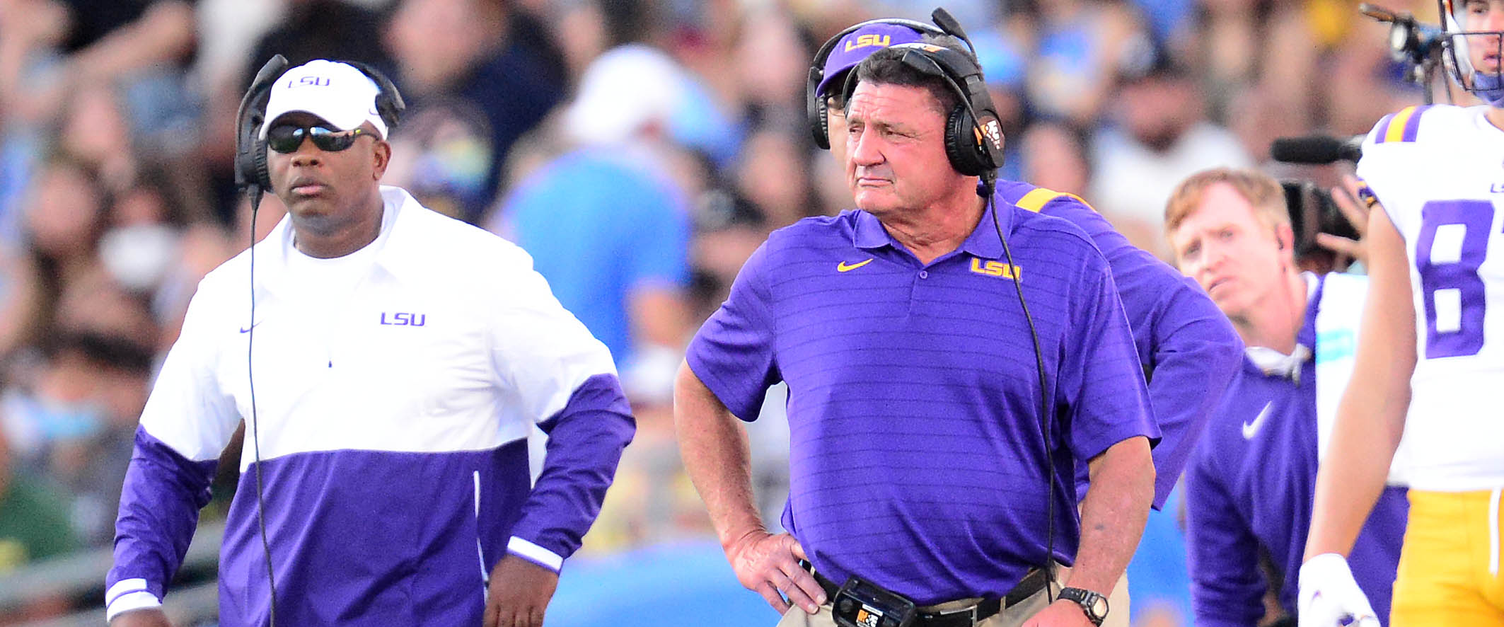 Ed Orgeron occupies the hottest of hot seats