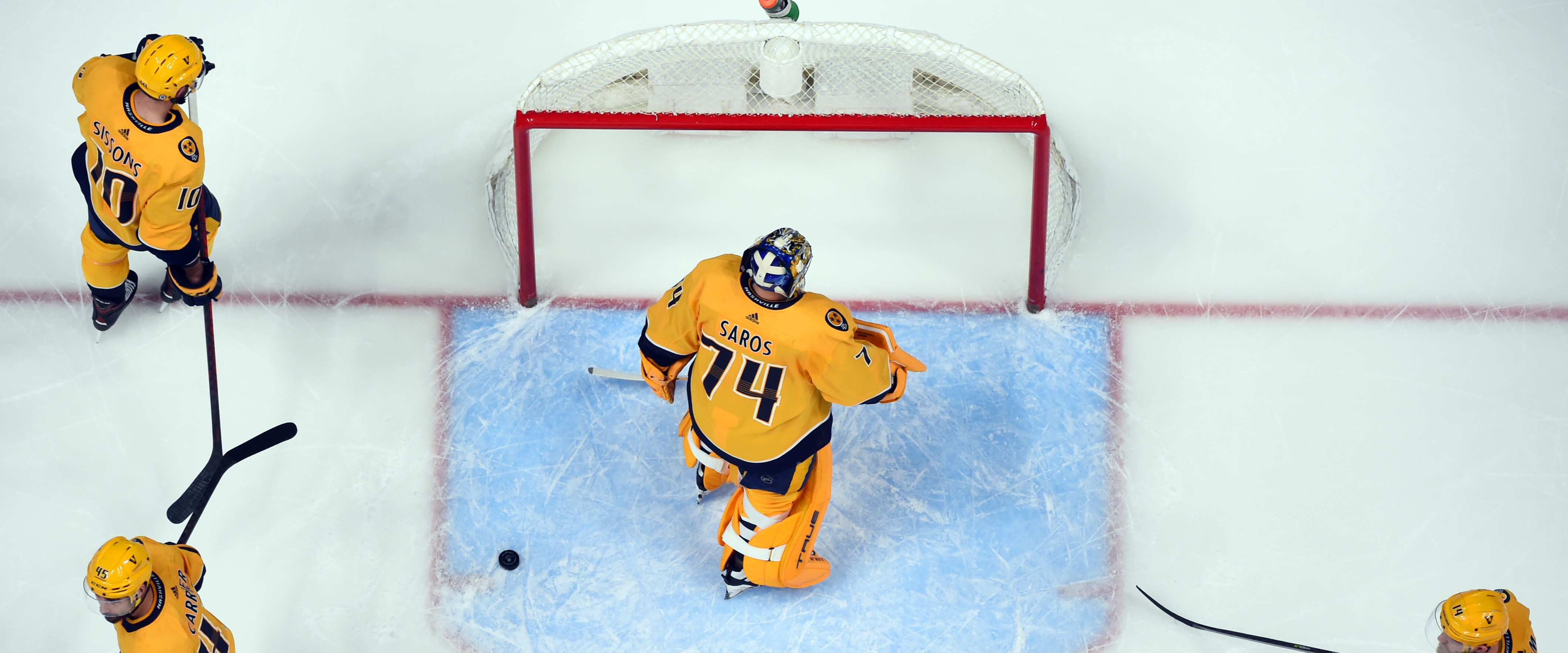 Where did Nashville Predators players finish in the NHL Awards?