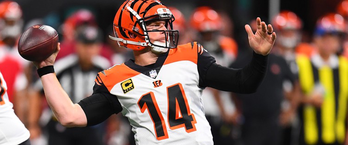 Andy Dalton leads Bengals to a one point victory at the last seconds in Atlanta.