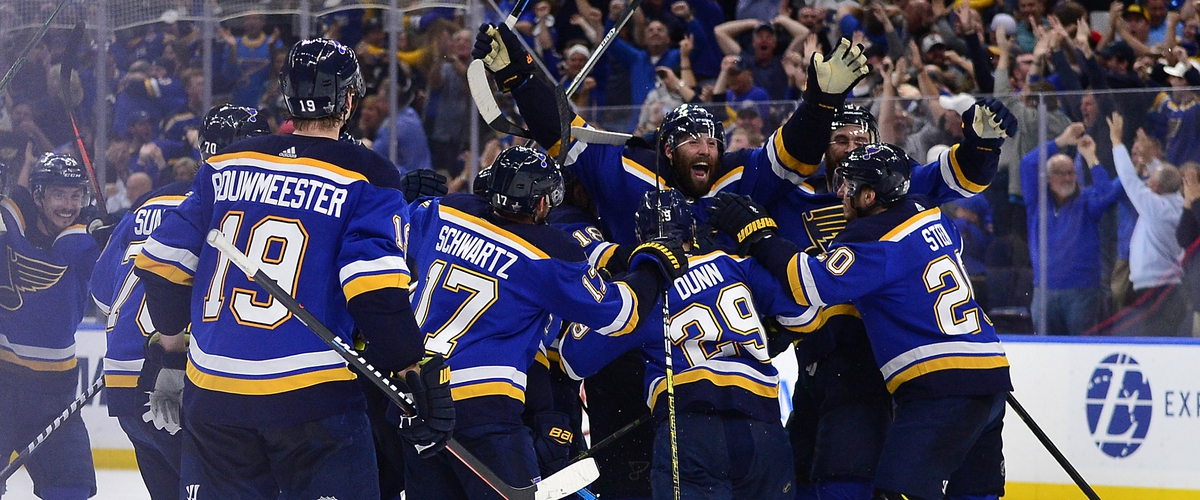 The Blues Beat Stars In Game 7, Double/OT Thriller.